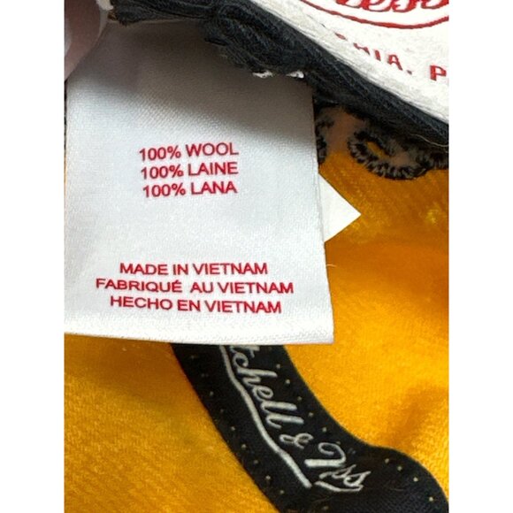 Vintage Mitchell & Ness Boston Bruins 7 1/4 Fitted Hat Gold Black Wool - Picture 5 of 9